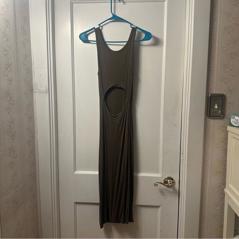 Olive Green Dress